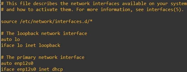 Ubuntu DHCP